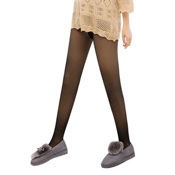 

Patyhose Seamless Fake Through The Meat Leggings Women's Single Layer Thin Spring and Autumn Stepping One-piece Through The Meat