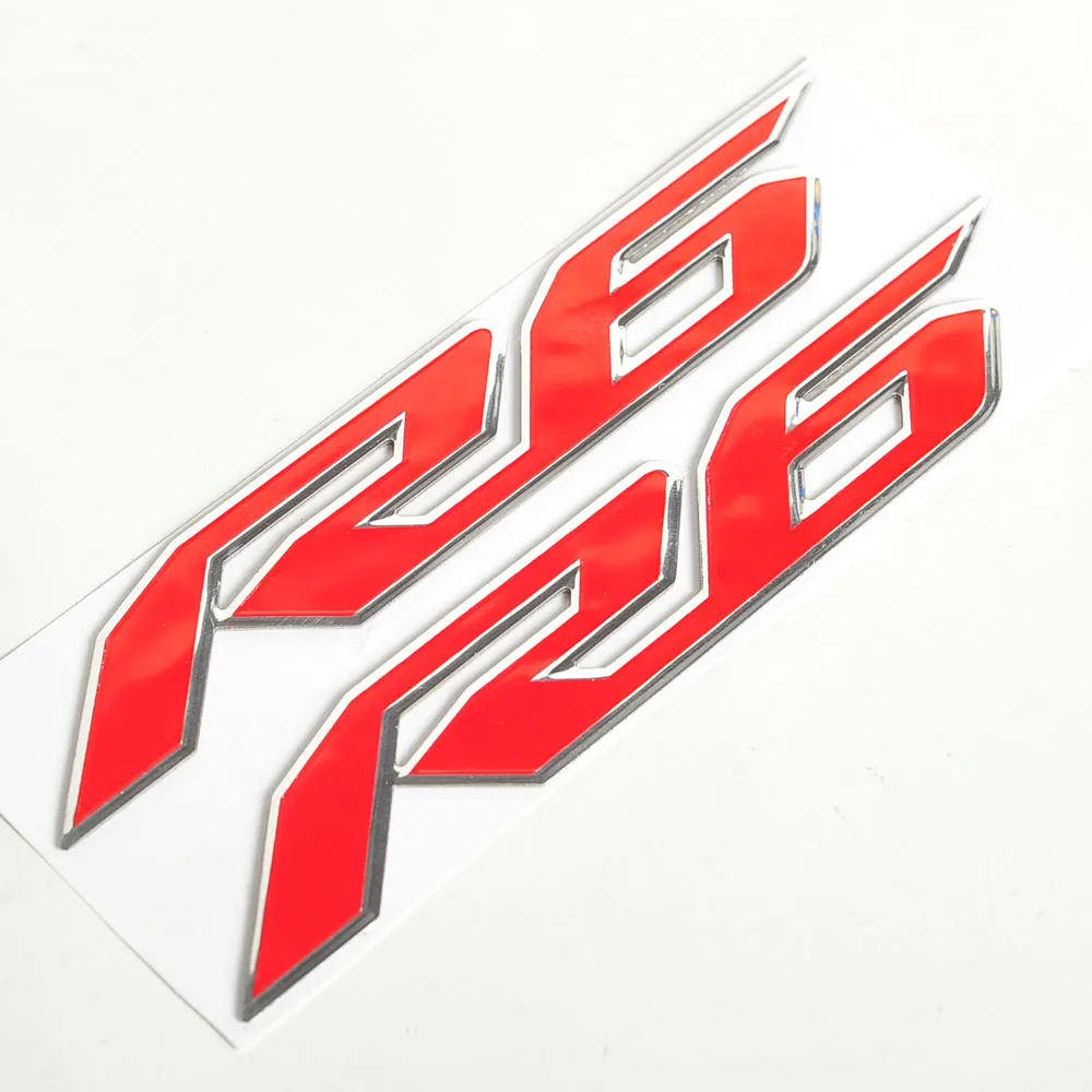 Motorcycle Stickers 3D R6 Badge case for YAMAHA YZF600 R6-UP R6 3D LOGO