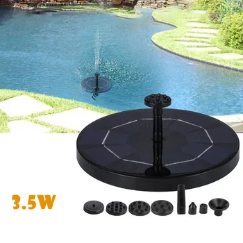 

Solar Pump 3.5W Free Standing Floating Solar Bird Bath Water Pumps for Garden Waterfall Floating Solar Water Fountain For Garden