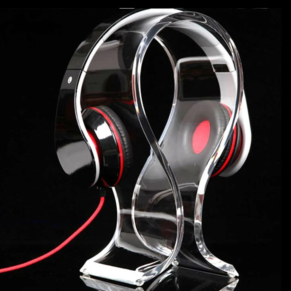 

Vococal Headphone Stand Hanger Universal Acrylic Headset Earphone Bracket Headphone Holder Display for Earbuds Bracket Mount