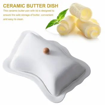 

Plates Butter Plate Unique Butter Plate With Lid Ceramics Dish Chic Household Tableware For Restaurant Dish Kitchen Home
