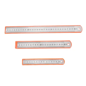 

1pcs/lot 15 20 30cm High Quality Stainless Steel Measuring Scale Ruler Precision Double Sided Jewelry Measuring Tool Supplies