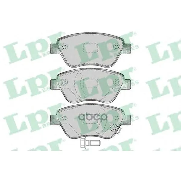 Колодки Тормозные Opel Corsa D 06 Передние Lpr 05p1247 Lpr арт. 05P1247