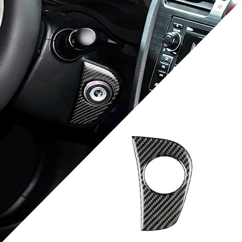

For Subaru 1pc Carbon Fiber Start Switch Trim Sticker For Forester XV Crosstrek WRX STI 2015-19