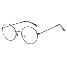 Новинка, унисекс, плоское зеркало, без градусов, очки для чтения, классические, простые, модные, очки для чтения, круглая оправа, полигоновые, металлические, ретро очки