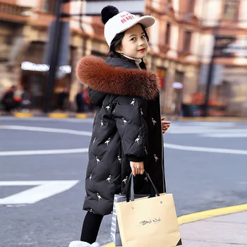 

Fashion Sale 2019 New Warm Baby Girl Winter Coat Jacket Thick Warm Outerwear Clothes Size 4 5 6 7 8 9 10 11 13 Yrs Girl Coats