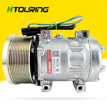 

For Car Caterpillar 320D2 329D2 320ELRR 538GF 558LL 320D2FMGF AC Compressor SD7H15-6095 SD7H156095 3729295 372-9295 24V 12pk