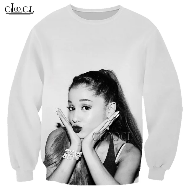 Singer Ariana Grande Sweatshirt Fashion Hip Hop Long 1