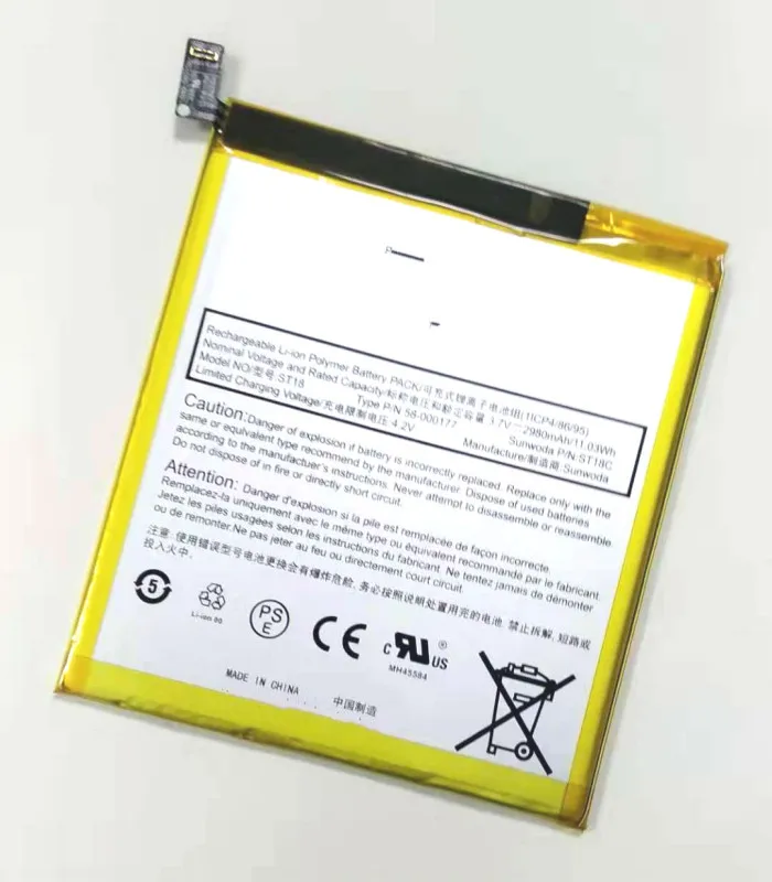 

Stonering 2980mAh ST18 58-000177 Battery for Amazon Fire 7 7th Gen SR043KL 2017