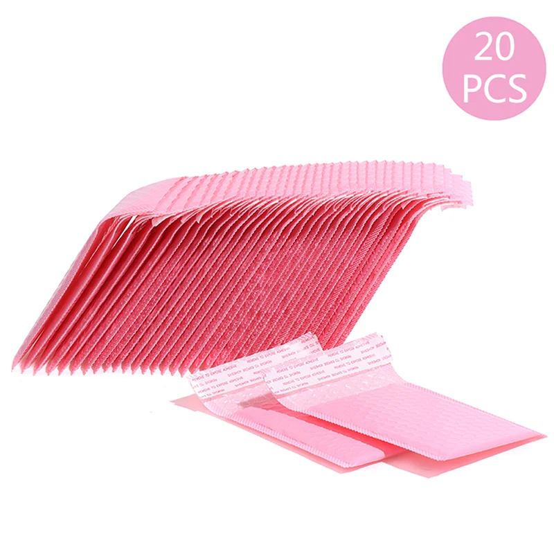 20pcs 버블 메일러 폴 리 버블 메일러 셀프 인감 패딩 봉투 선물 가방
