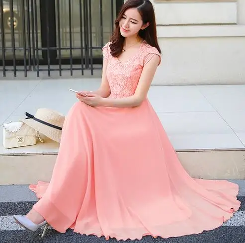 Bride Dress 2020 Summer Sexy Maxi White Women Chiffon Boho Beach Holiday Party Long Dresses Vestido de Festa LM13 | Женская одежда