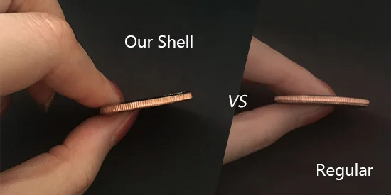 1pc Magnetic Expanded Shell(Half Dollar)Appear Vanish Magia Magician Accessory Close Up Illusions Magic Tricks Props Gimmick