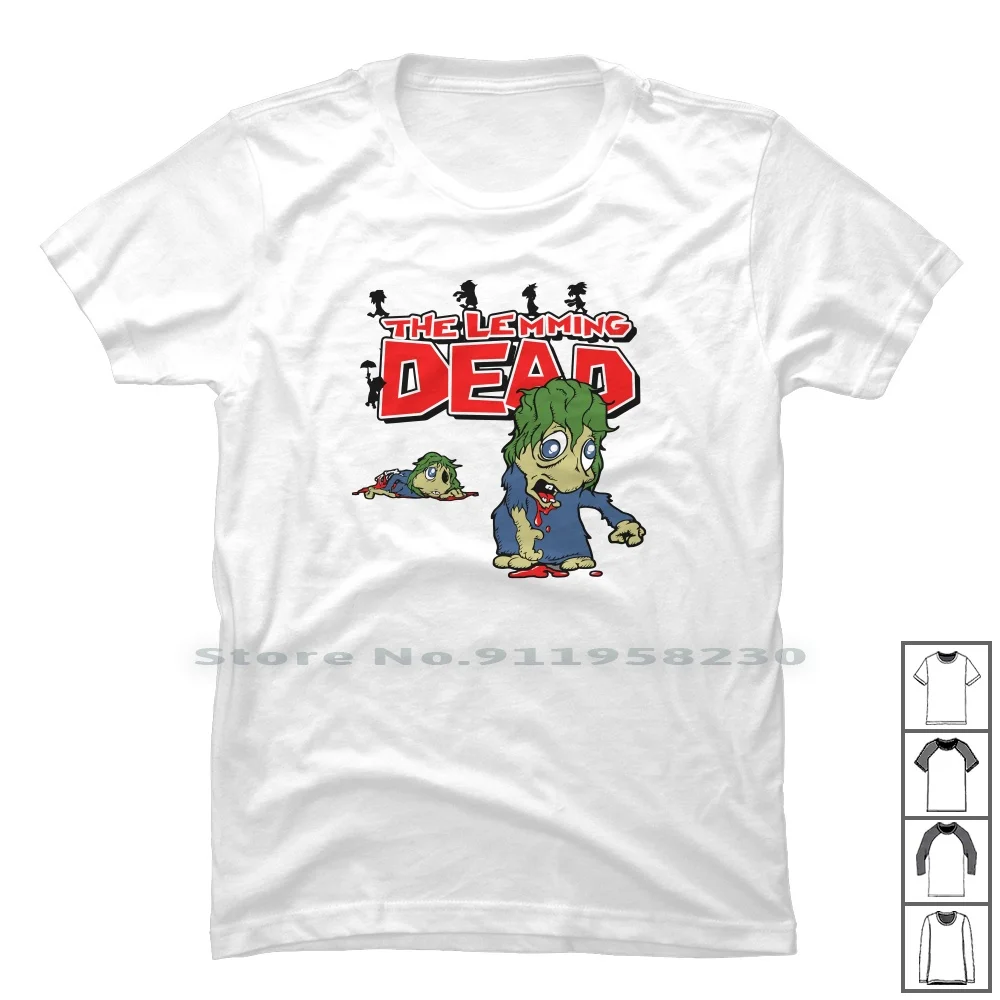 The Lem Mi Ng Dead ( Red ) T Shirt 100% Cotton Cartoon Gamers Movie Gamer Game Em Mi Red Ny Mi Me Funny Movie