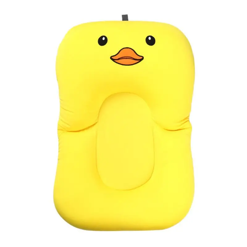 Adorable New Cartoon Animal Baby Bath Tub Pillow Pad Lounger Air Cushion Infant Safe Bathtub