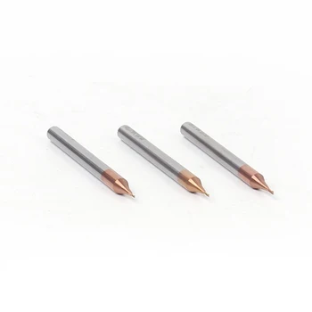 

5pcs 1/2 and 3/8 HRC55 4 Flutes inch end mill for sample