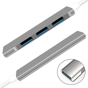 

Type C Adapter USB3.0 TF/SD Card Reader 4-in1 Docking Station USB3.0 Hub Dock