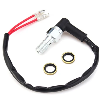 

Motorcycle Hydraulic Brake Pressure Light Switch Banjo Bolt 10mmx1.25Pitch For Single Line Hydraulic Brake System