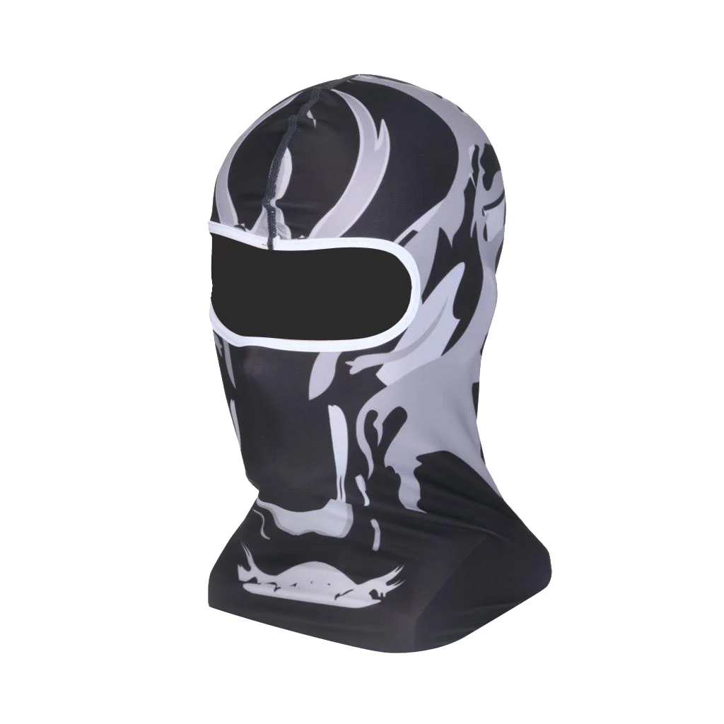 Полный череп маска для лица Лыжная мотоциклетная Байкерская шапка головной убор Балаклава для шеи велосипедная маска
