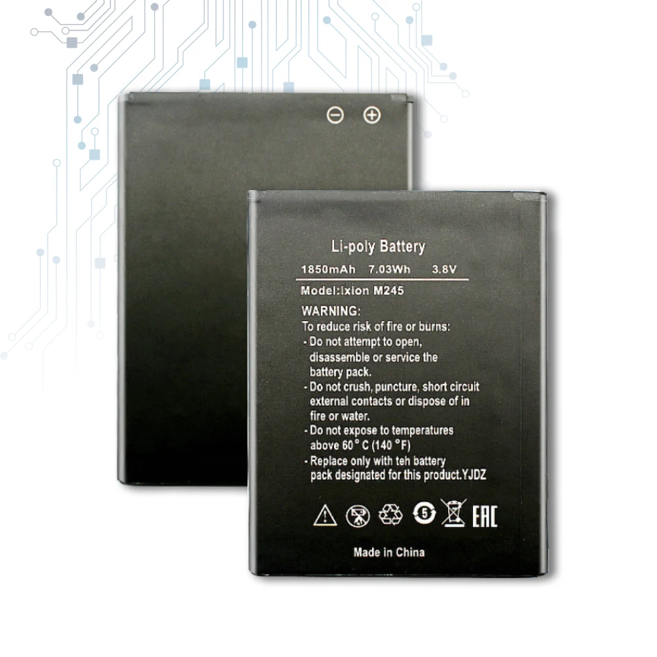 Аккумулятор для телефона DEXP Ixion M245 M 245 с кодом трека|Аккумуляторы мобильных