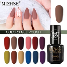 MIZHSE матовое верхнее покрытие Lucky color УФ-гель для ногтей полуперманентный впитывающий УФ-гель основа Матовый Топ Лак для ногтей маникюр