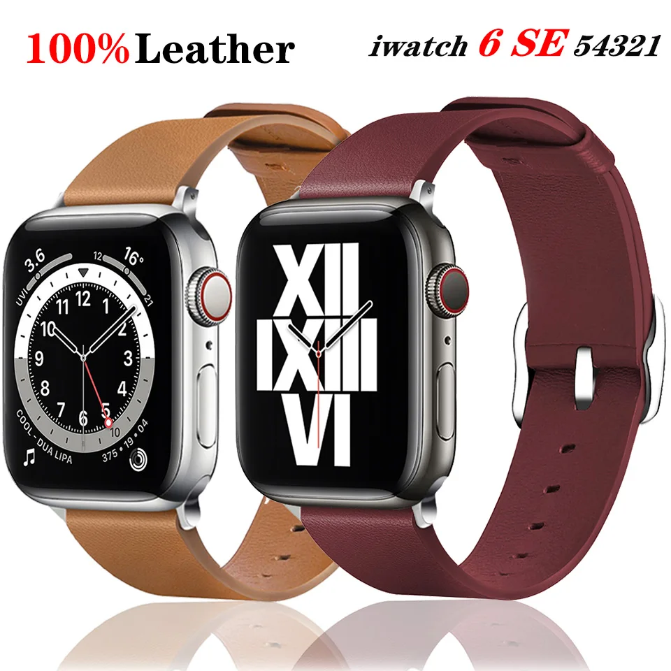 Genuine Leather Loop Band Apple Watch 40mm Genuine Leather Strap
