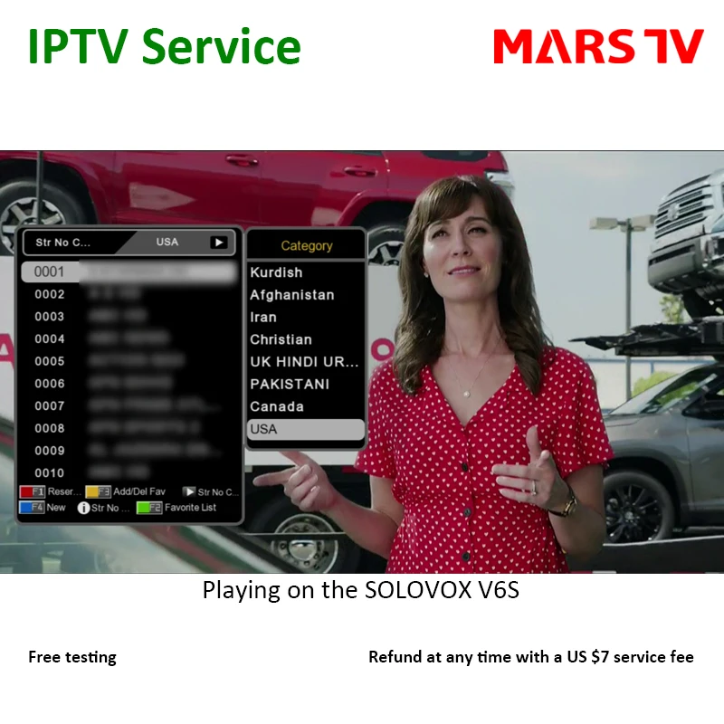 MARS tv Великобритания Франция Немецкий Арабский Польша Европа США Спорт ip tv код V9S V6S