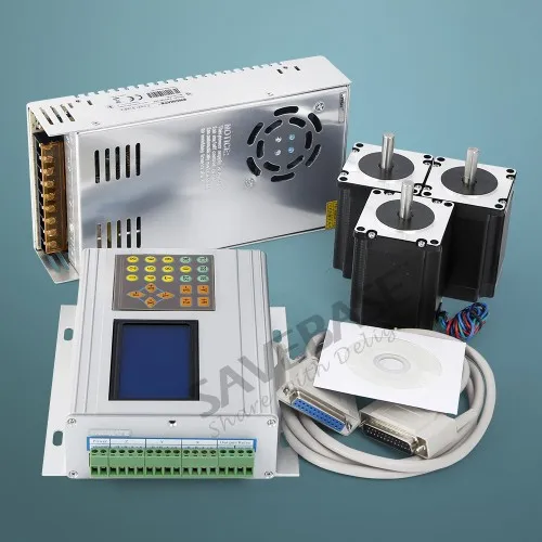 ENGMATE 3 осевой ЧПУ комплект TB6560 Драйвер HB Nema23 278oz in мотор 24В PSU для DIY|Драйвер