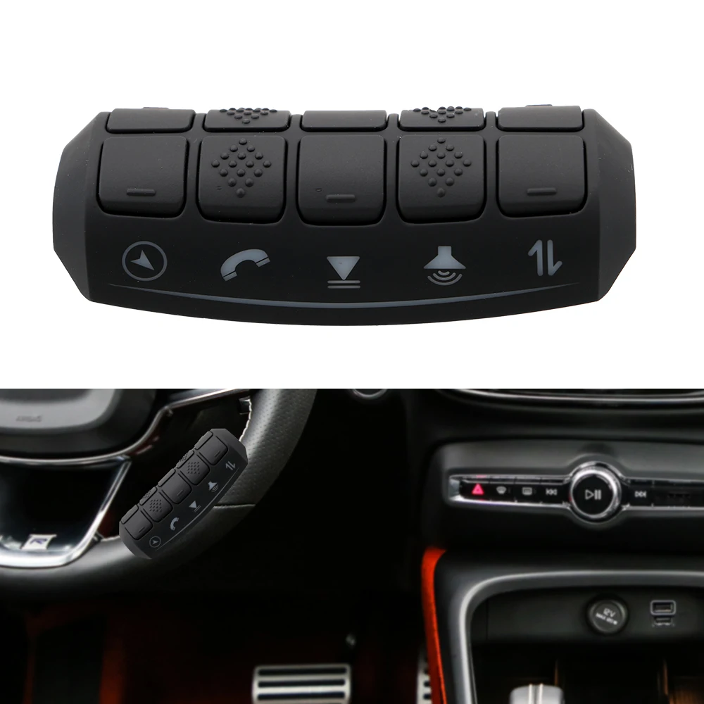 universal volante do carro controle remoto sem fio botões controlador para multi rádio de áudio dvd player mídia auto acessórios