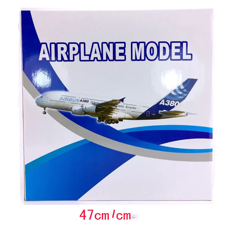 45 см игрушечные модели самолетов Airbus A380-800 самолет тайская авиакомпания 1/133 шкив из пластикового сплава самолет с базой F дисплей коллективный