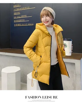 

Winter Women' Clothing Cotton 2019 6XL large Parka Short Cotton Casual Hooded Jackets Warm Parkas Women Coats Free Shipping