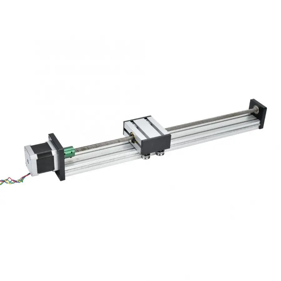 

Aluminum Alloy Linear Guide Rail Slide Ball Screw Motion Table 700mm Effective Stroke