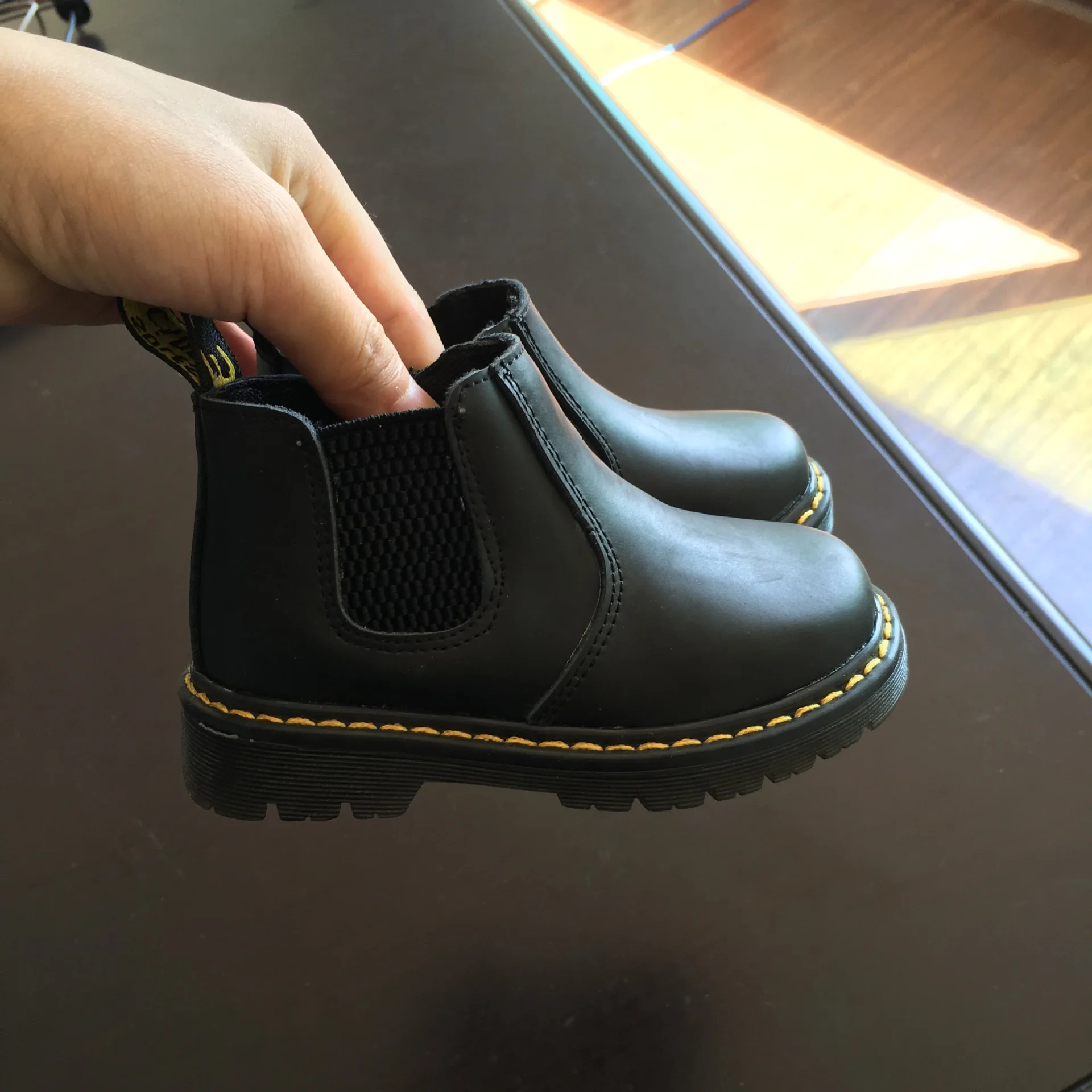 

Short in Size Special Offer Not CHILDREN'S Shoes Autumn And Winter Korean-style CHILDREN'S Boots Baby Leather Boots Men And Wome