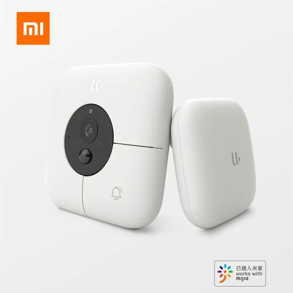 

Original Xiaomi Mijia youdian AI Face Identification 1080P IR Night Vision Video Doorbell Set Motion Detection SMS Push Intercom