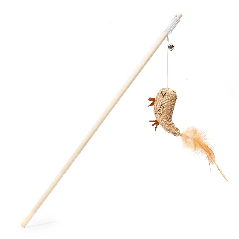 Simulation Bird Mouse Interactive Cat Toys Stick Toy For Pet Teaser Wand Kitten Playing Game Exercise Feather Toy For Cat Supply best interactive dog toys