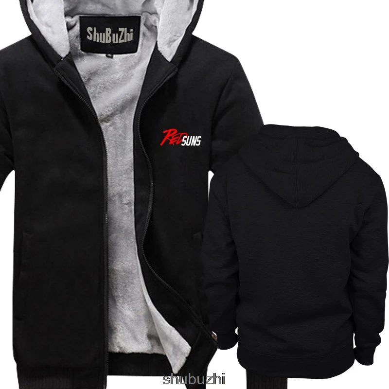 thick black Новые модные мужские зимние теплые пальто shubuzhi, Оригинальные красные солнечные очки, аниме, дрейф, Япония, рейтс, року Хачи, рыбацкие толстовки sbz3219 - Цвет: thick black