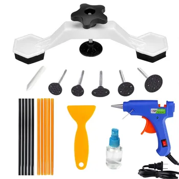 

Universal Car Dent Repair Body Damage Fix Tool Pulling Bridge Puller Dent Paint-less Removal Glue Tabs Hand Repair Tools Kit