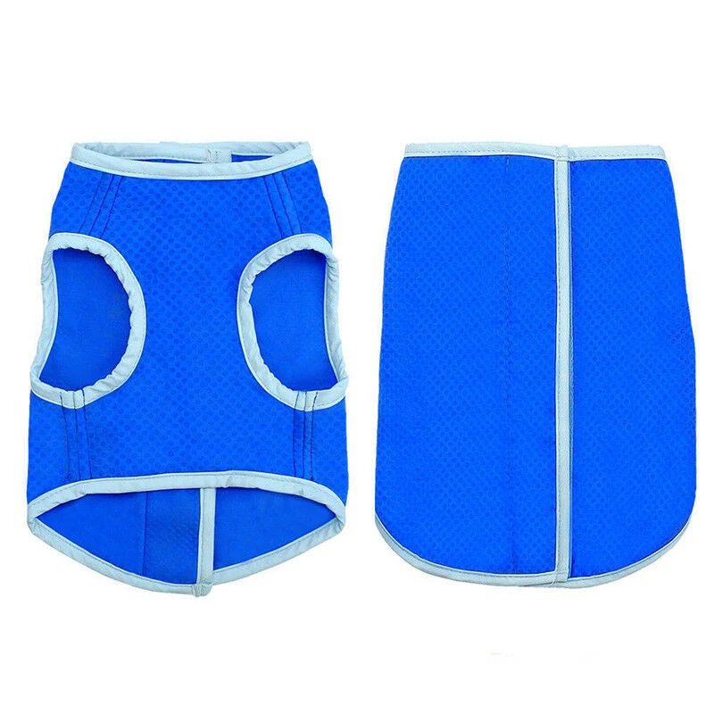 Pet Dog Summer Cooling Vest Dog Swamp Cooler Harness Evaporative Breathable Cooling Coat TB Sale