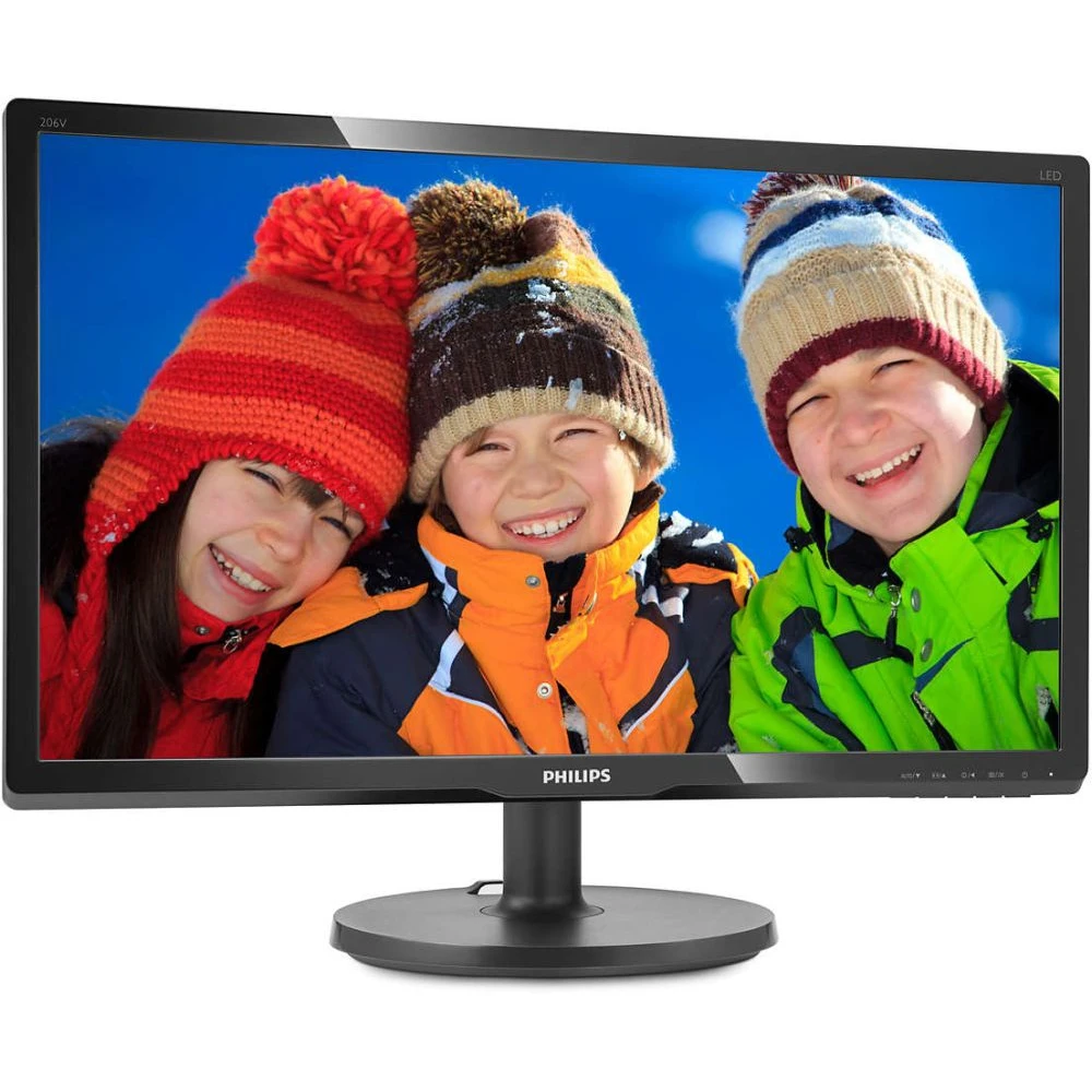 Монитор Philips 19.5" 206V6QSB6(10/62) черный IPS LED 16:10 Mat 250cd