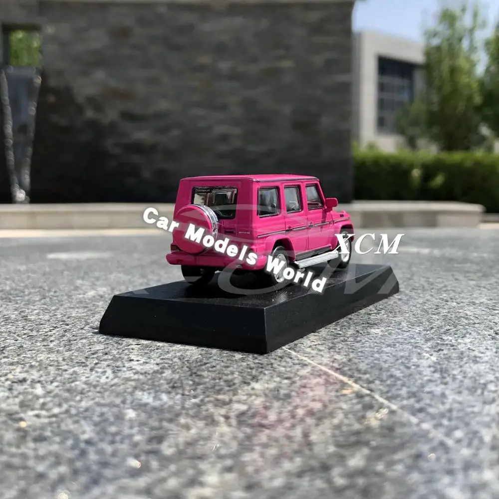 Литая под давлением модель автомобиля для Kyosho G 55 AMG 1: 64(розовый)+ маленький подарок