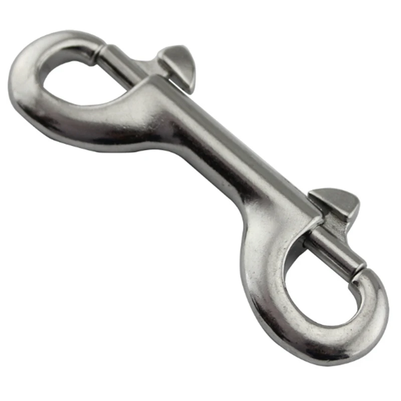 

5PCS Marine Stainless Steel Stud Bolt Snap 115mm Heavy-Duty Snap Hook for Sucba Diving Pet Chain