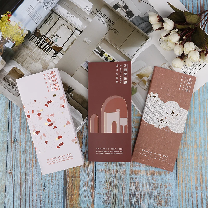 1 Набор эстетический увертюр серии летающий кран ретро блокнот Липкие заметки