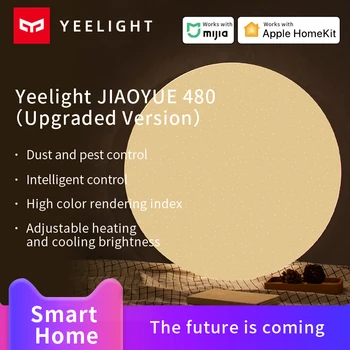 

Yeelight 480mm 32W Smart Ceiling Light Upgraded Version work with Xiao Mi home App Google Assistant Amazon Alexa Voice control