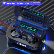Bluetooth 5 1 Tws Earphones with Mic Sports Headsets Press Control Music Earbuds for Phones