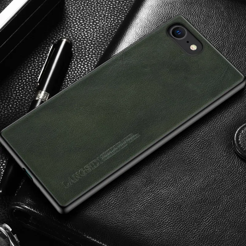 

Genuine Oil Wax Leather Mobile Phone Case for iphone 13 14 Pro Max 13 Mini 12 11 ProMax SE 2020 6S 7 8 X XR XS max luxury Cover
