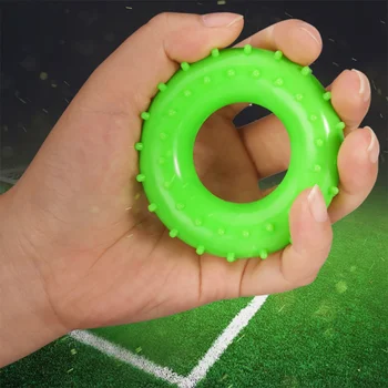 

O Type Silicone Grip Ring Exercise Hand Grip Massage Gripping Ring Fitness Accessory