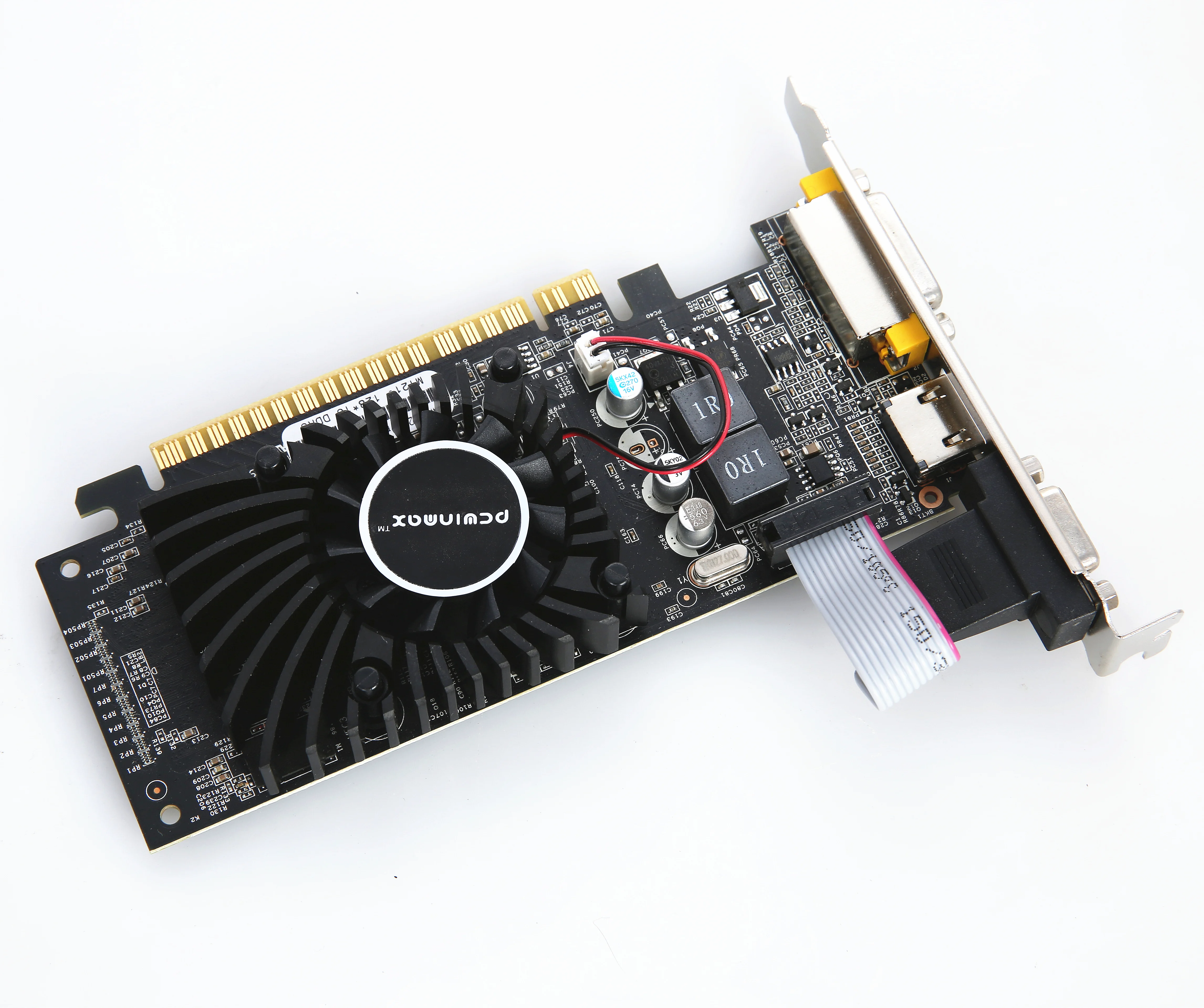 PCWINMAX GT 210 1 Гб D3 64 битная карта PCI E игровая видеокарта с DVI VGA HDMI портом. Для NVIDIA GeForce