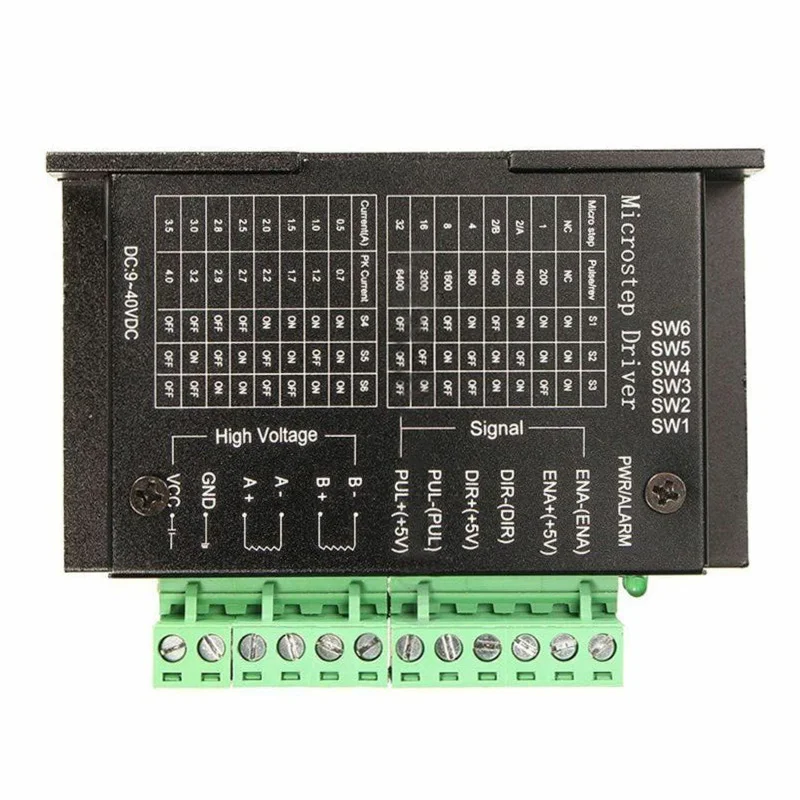Последние 4A TB6600 одноосный Драйвер шагового двигателя контроллер для 57BYG250H двигателя