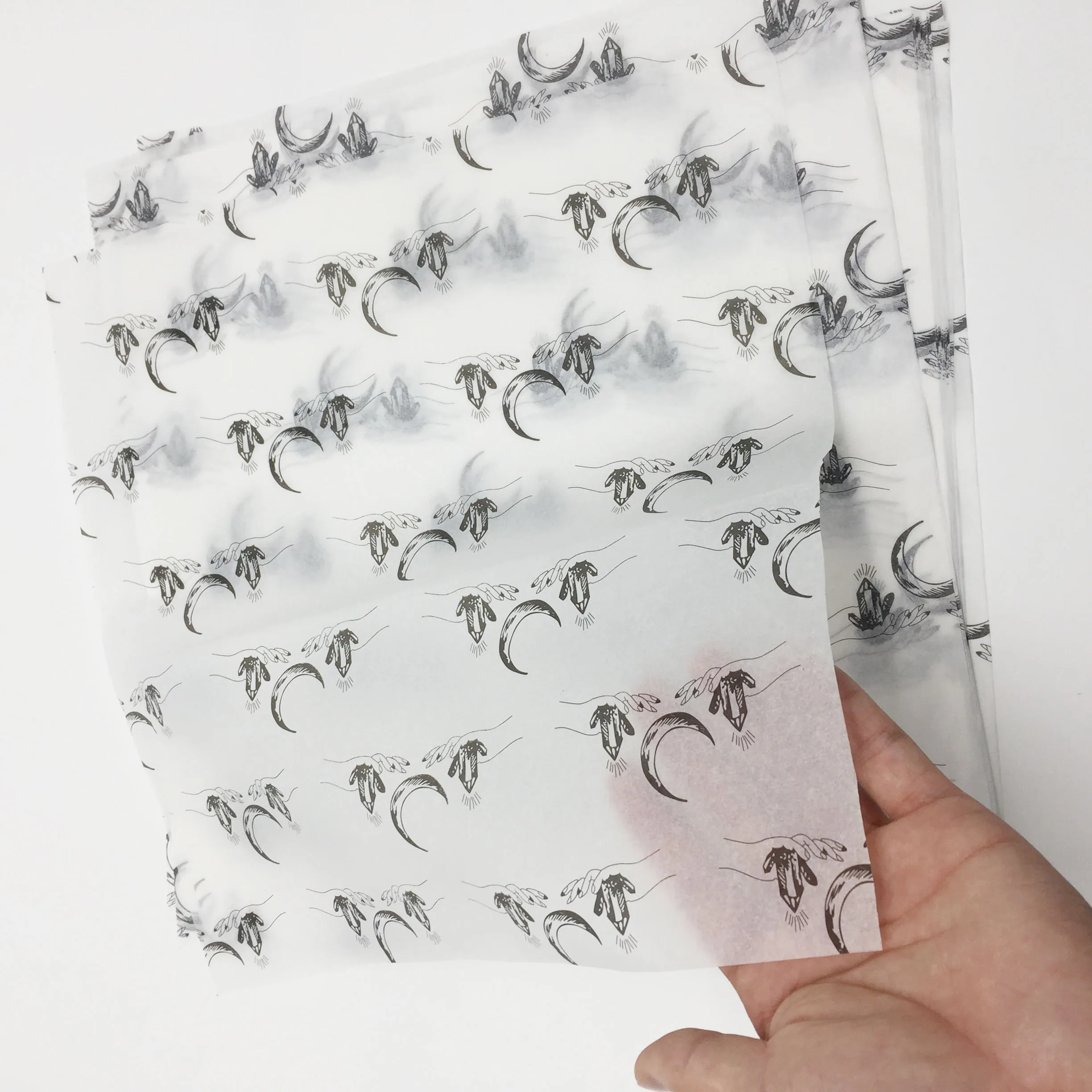 Clothes Gift Packaging Tissue Paper Printed Brand Name High-end