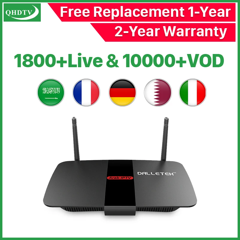 

R1 Leadcool Smart TV Box Arab France IPTV Spain Netherlands IPTV Subscription Code RK3229 WIFI Android 8.1 TV Box 4K H.265 IP TV