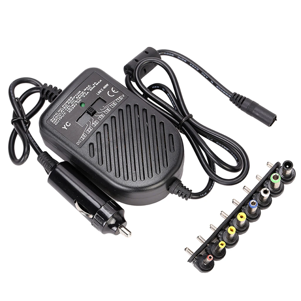 Car Charger Power Supply Adapter 15V-24V 80W For Notebook Laptop 1 set